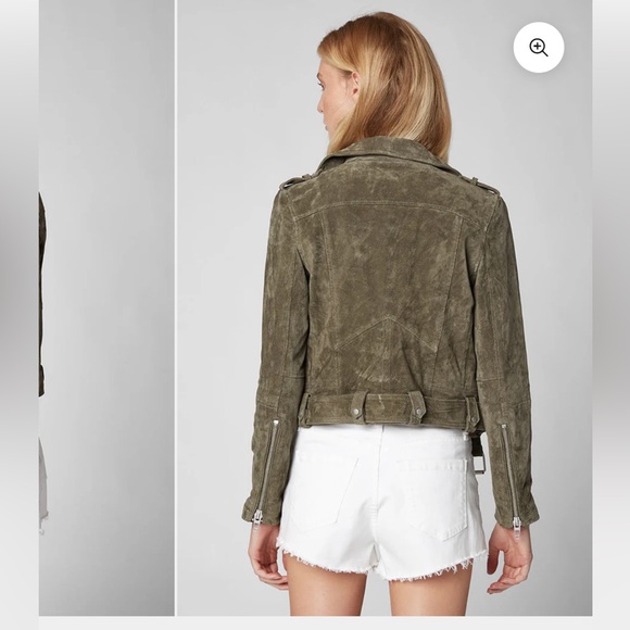 Blank NYC genuine suede jacket in burgundy leather - Picture 13 of 13